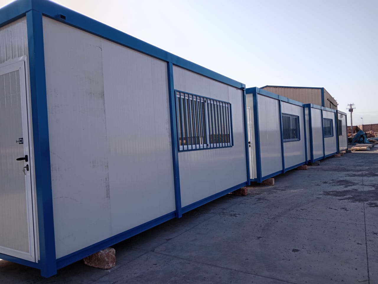 Bureau de chantier moderne